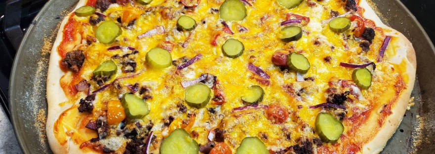 TGS Cheeseburger Pizza